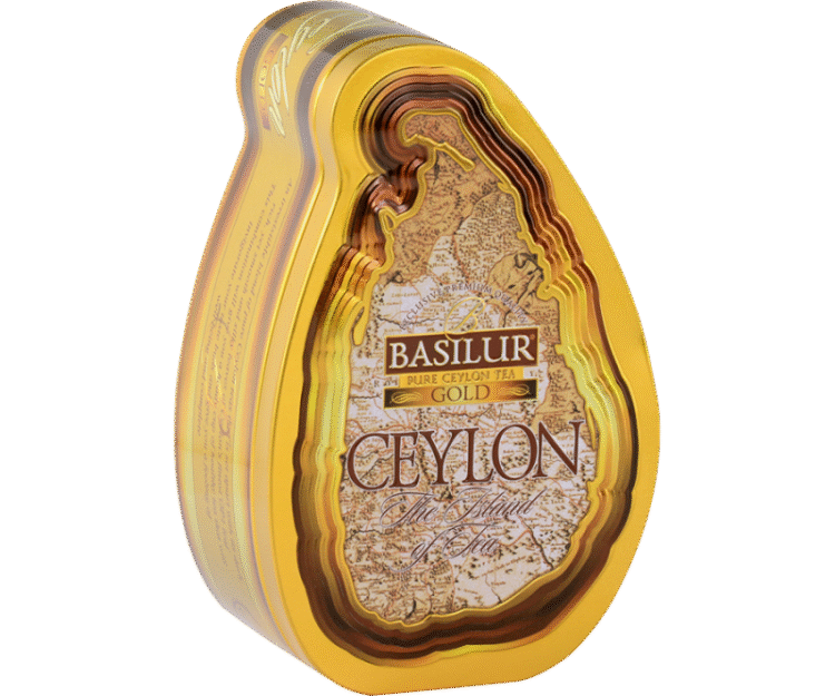 BASILUR GOLDEN TIPS CEYLON CADDY