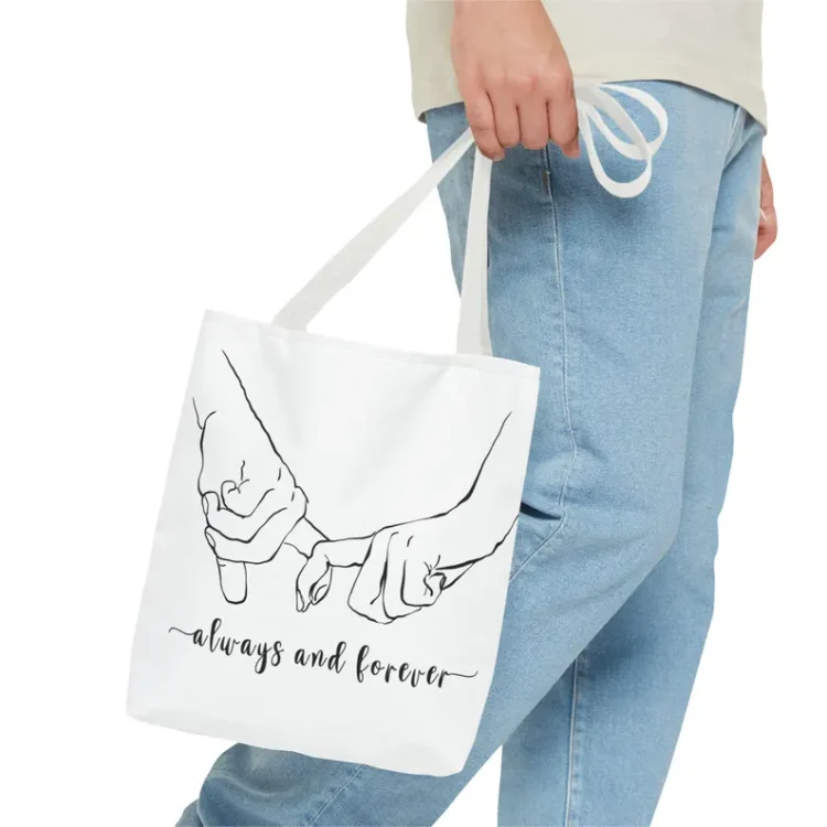 Always and Forever Tote Bag - Perfect Couples Gift