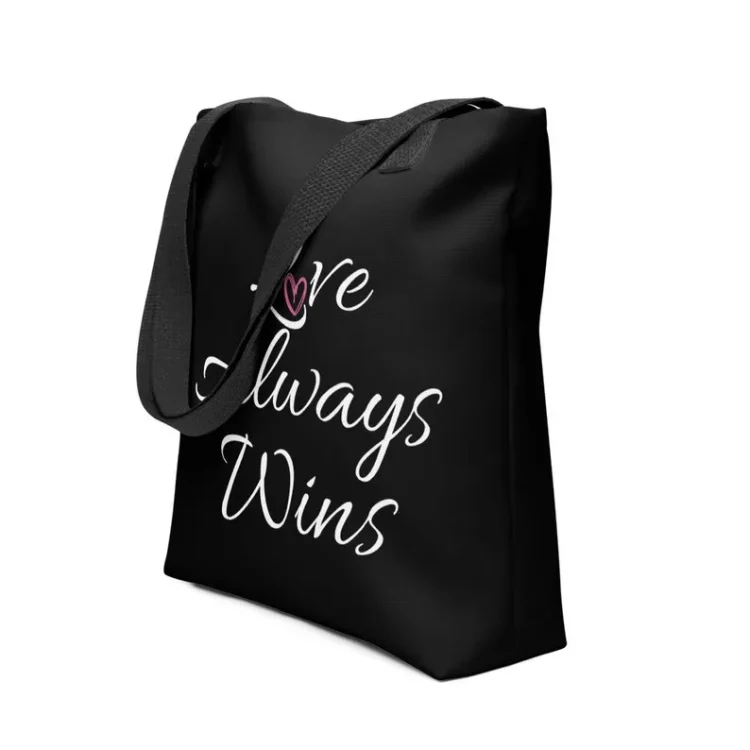 Love Always Wins Tote bag