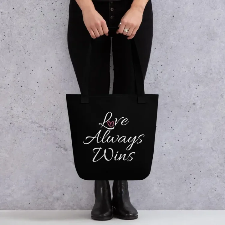 Love Always Wins Tote bag